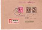 Biz239/ AM-Post + Gebühr Bezahlt,( Mit Fehler BESAHLT),  München 5.2.46, Einschreiben - Covers & Documents