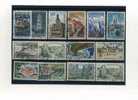 - FRANCE . ENSEMBLE DE TIMBRES SUR DES PAYSAGES . OBLITERES - Collections