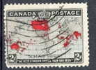 1898 2 Cent Map Of Canada #85 - Gebraucht