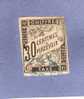 FRANCE COLONIES FRANCAISES EMISSIONS GENERALES TAXES N° 9 OBLITERE 30C NOIR - Strafportzegels