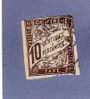 FRANCE COLONIES FRANCAISES EMISSIONS GENERALES TAXES N° 19 10C BRUN OBLITERE - Postage Due