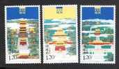 2007 CHINA HERITAGE-IMPERIAL MAUSOLEUMS OF QING DYNASTY 3V - Ongebruikt