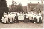 Carte-photo Groupe Folklorique Bergeronnettes, La Suze, Très Bien Animée - La Suze Sur Sarthe