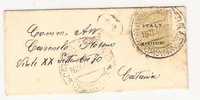 12704)lettera Con 25c  Amm Lire Da Catania A Città Il 16-8-1944 - Marcophilie