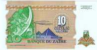 10 Nouveaux Makuta  "ZAÏRE "   24 6 1993    UNC     Ble98 - Zaire