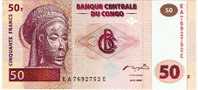 **Rare*  50 F  "CONGO"  04  Janvier 2000  P91   UNC    Ro 25 - Non Classificati