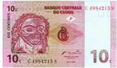 10 Centime  "CONGO"  1er  Novembre 1997   UNC    Ro 24 - Unclassified