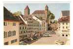 SUISSE-SCHWEIZ-SWITZERLAN D.1959  RAPPERSWIL Am Zürichsee Hauptplatz Mit Schloss - Rapperswil-Jona