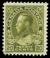Canada (Scott No. 119 - Série Amiral / Admiral Issue) (**) VC 360.00 CV - Unused Stamps