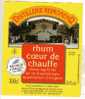 ETIQUETTE - RHUM - COEUR DE CHAUFFE - GUADELOUPE - DISTILLERIE REIMONENQ MEDAILLE D´ARGENT PARIS 2001 - Rhum
