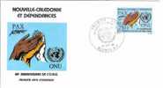 FDC 329 PA 248 - Nlle CALEDONIE - 40éme Anniversaire De L´ONU - FDC