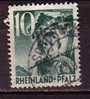 N0056 - ALLEMAGNE OCC. FRANCAISE RHEINLAND Yv N°34 - Renania-Palatinado