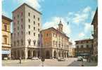 13753)cartolina Illustratoria  Rieti - Palazzo Comunale E Piazza Vitorio Emanuele II - Rieti