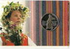 Latvia 2008 - 1 Lats   Coin - SONG FESTIVAL - National Costume - BU CU /NI - Letonia