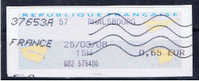 F ATM Frankreich 2002 Mi 23 0.65 € - 2000 Type « Avions En Papier »