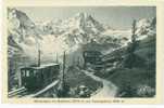 Schweiz/Suisse: AK Mürrenbahn Mit Breithorn, 1920, 2 Scans - Mürren