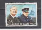 Haute-Volta YT 336 Obl : Churchill Avec Roosevelt - Sir Winston Churchill