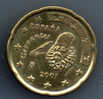 Espagne 20 Cts Euro 2001 Spl - Spain