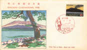 1962 Japon Japan FDC  Volcans Volcano Vulcano - Vulkanen