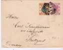 CH-HK002/ HONG KONG -  Stationery Envelope. Q.-Victoria + 5 C. K.-Edward  Stamp 1906 To Germany - Briefe U. Dokumente