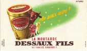 Buvard La Moutarde DESSAUX FILS - Mostaza