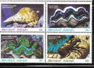 Marshall Islands 1986 Marine Invertebrates Sea Shell Clam Crab MNH - Conchiglie