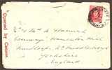 AUSTRALIA - 1943 "Opened By Censor" Cover To England. Roughly Opened - Storia Postale