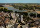 CPSM.  BEAUGENCY. VUE GENERALE ET LA LOIRE. - Beaugency