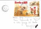 FRANCE: Enveloppe Avec B.F.46 BOULE & BILLOblit.Champigneulles. 2002. - Fumetti