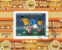 Spielszene Auf Dem Rasen Fussball WM 1986 Mexiko Elfenbeinküste 918 + Block 28 O 5€ Football Bloc Soccer Sheet Of Africa - 1986 – Mexico