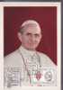 VATICAN CARTE  MAXIMUM   NUM.YVERT  682 BLASON DU PAPE  PAUL VI - Maximumkarten (MC)