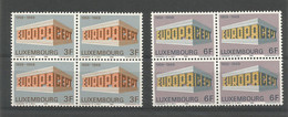 Lux 738/39 ** (MNH)  (Mi 788/89)    En Bloc De 4 - Ongebruikt