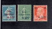 FRANCE TIMBRE N° 246 / 247 / 248 NEUF CHARNIERE CAISSE D AMORTISSEMENT - 1927-31 Cassa Di Ammortamento