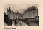 86 Le Chateau De Touffou Entre Chatellerault Et Chauvigny Cpsm Année 1961 Dentellée Les Douves Et La Cour D'honne - Chateau De Touffou