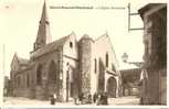 ST.Amand-Montrond- L´église Paroissiale Belle Carte Animée Des Années 1900 - Saint-Amand-Montrond