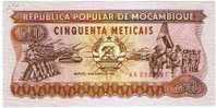 50 Méticais  "MOZAMBIQUE"     16 Juin 1986  UNC    Ble 44 - Mozambico