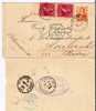 Arg173/ ARGENTINIEN -  Ligne J Nr. 3 1895 Kartenbrief Mit Marken - Covers & Documents