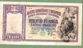 ALBANIA P8   100   FRANGA    1940     * FINE * - Albanie