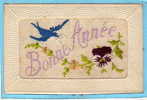 CARTE BRODEE - Embroidered