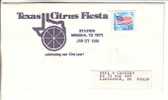 USA Special Cancel Cover 1990 - Texas Citrus Fiesta - Enveloppes évenementielles
