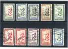 - FRANCE COLONIES .  TIMBRES DU MAROC 1956/57 . OBLITERES - Used Stamps