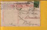 Kaart Met Ambulant (treinstempel) ECHTERNACH - GREVENMACHER - 1895 Adolfo De Perfíl