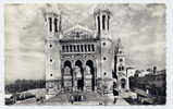 P6 - LYON 5 - Basilique Notre-Dame De Fourvière - La Façade (jolie Carte Semi-moderne De 1960) - Lyon 5