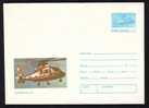 HELICOPTERES "DAUPHIN SA 365" ENTIER POSTAUX COVER STATIONERY 1993  ROMANIA. - Helicopters