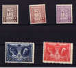 1926,  Albert 1er Et Reine Elisabeth, N° 240 / 44 Neuf  Cote 16E ++   Postfris - Unused Stamps