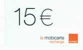 MOBICARTE  15 € PU 199 D - Mobicartes