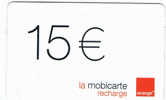 MOBICARTE  15 € PU 199 Z - Per Cellulari (ricariche)