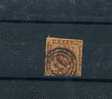 - DANEMARK . 4 S. 1858 OBLITERE . TRES ABIME - Usado