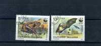 - BULGARIE . TIMBRES WWF SUR LES CHAUVE-SOURIS 1989 . - Used Stamps