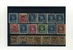 -  BELGIQUE 1931/34 . SUITE DE TIMBRES KEPI . - 1931-1934 Quepis